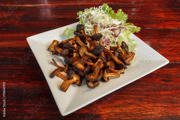 Obraz Delicious fried mushrooms