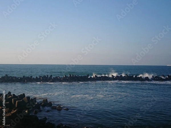 Obraz 夕暮れの日本海