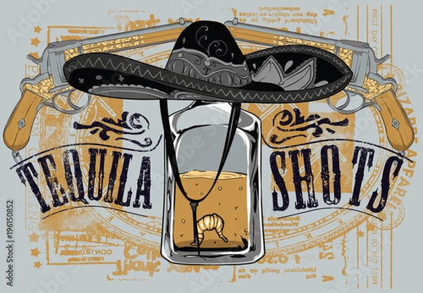 Obraz Last shot of tequila