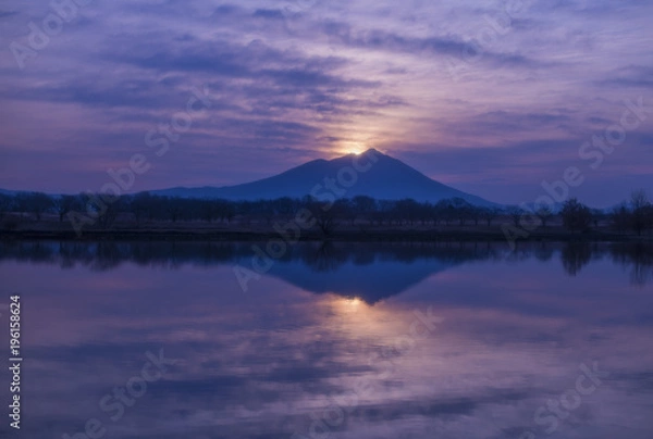 Obraz 紫峰ダイヤモンド筑波山
