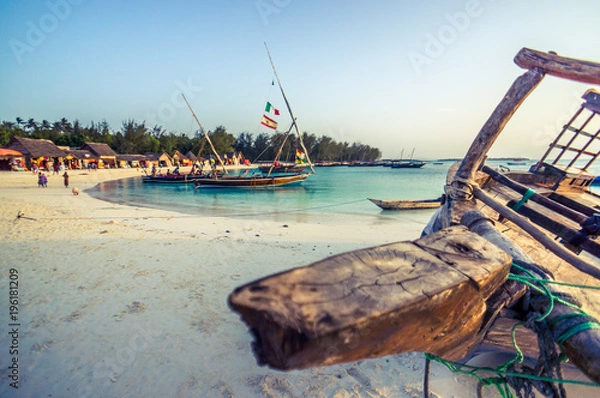 Obraz Barche su spiaggia 1
