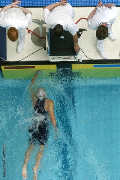 Obraz swimming finish