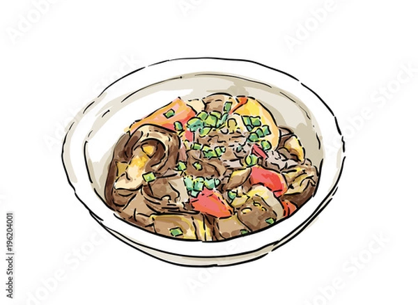 Fototapeta モツ煮込み