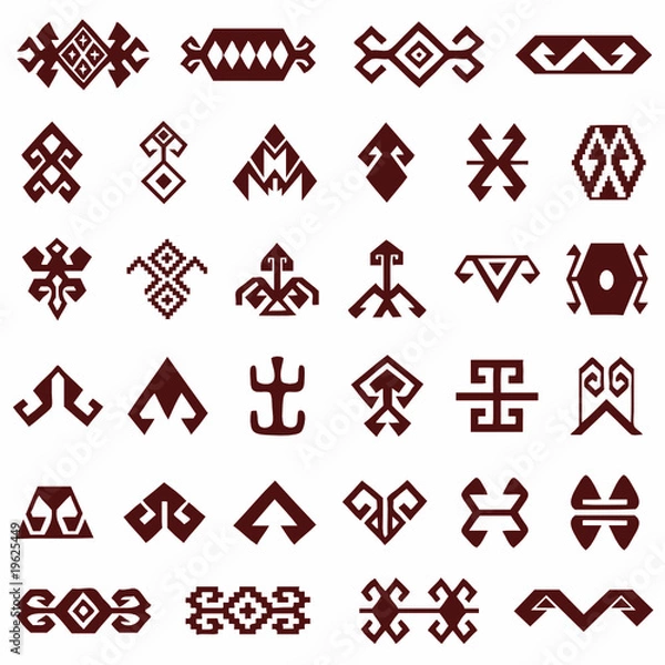 Fototapeta oriental design elements