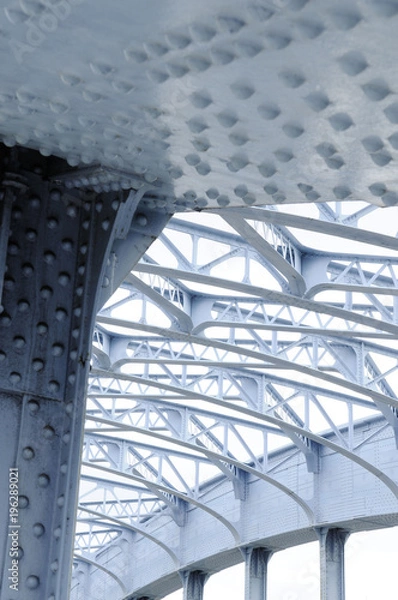 Fototapeta 永代橋の鉄骨