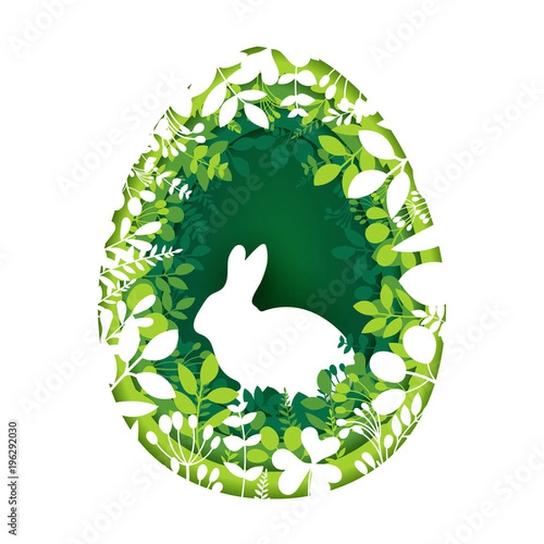 Fototapeta Creative Happy Easter background.