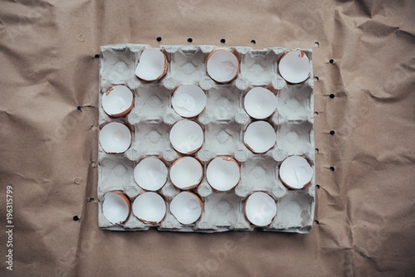 Fototapeta Easter eggs. Easter decoration.