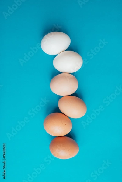 Fototapeta Easter eggs. Easter decoration.