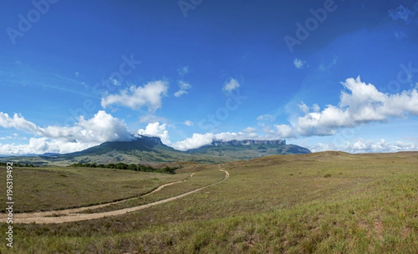 Fototapeta Kukenan tepui and Mount Roraima