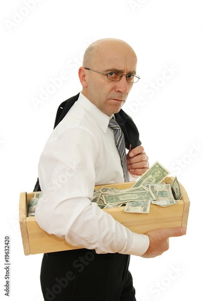 Obraz man with money