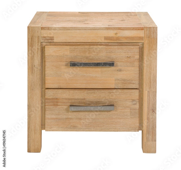 Fototapeta Timber Bedside Table