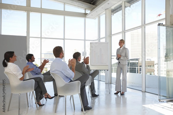 Obraz Clapping after a presentation