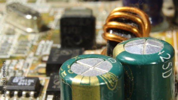 Obraz Motherboard transistor