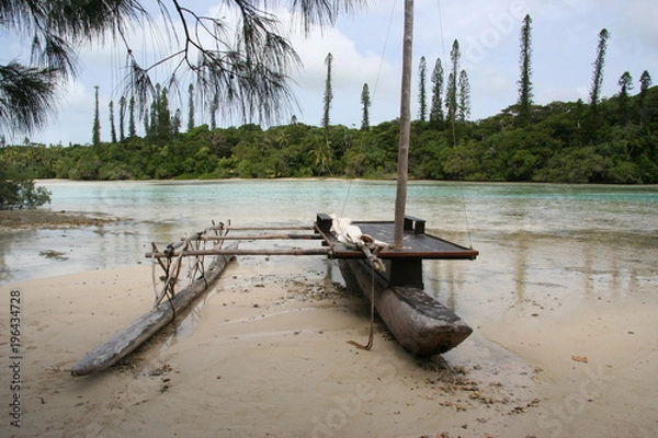 Obraz pirogue au repos