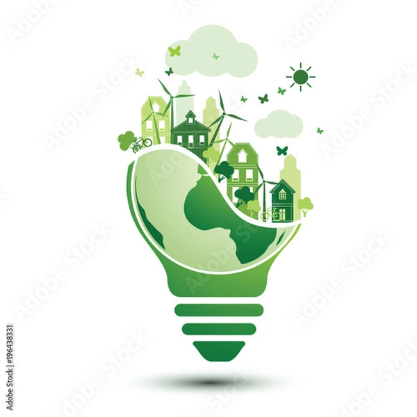 Fototapeta Green city