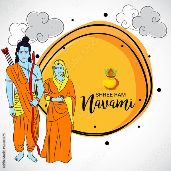 Fototapeta Happy Ram Navami
