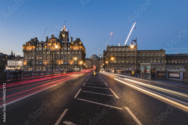 Obraz Light trails on the North Bridge