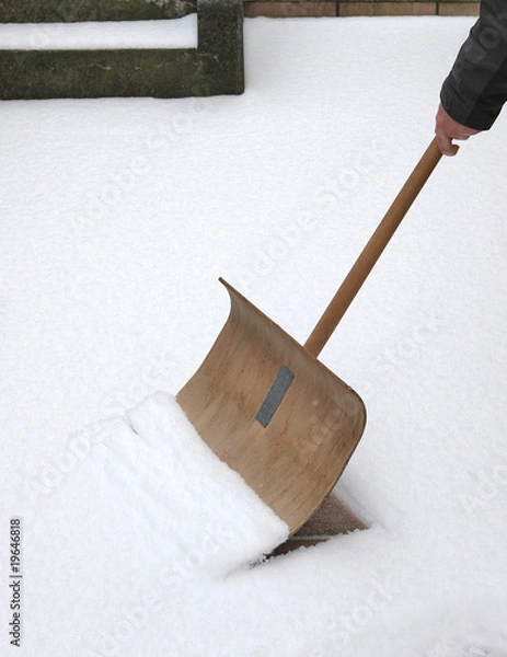 Obraz schneeräumen