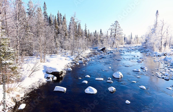 Obraz Quiet winter landscape