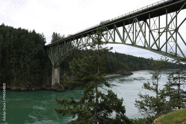 Obraz Old distressed bridge