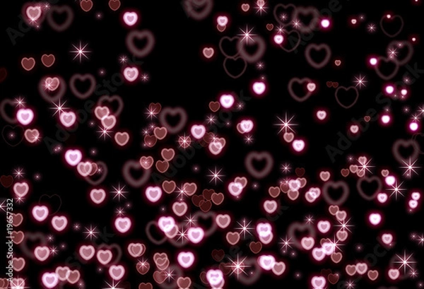 Obraz ハートの背景