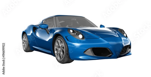 Fototapeta Modern Car collection hi resolution render