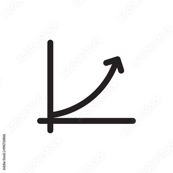 Fototapeta scatter chart filled vector icon. Modern simple isolated sign. Pixel perfect vector  illustration for logo, website, mobile app and other designs