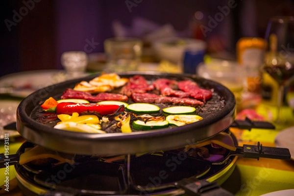 Fototapeta raclette