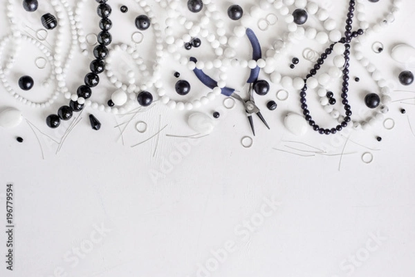 Obraz colorful beads background