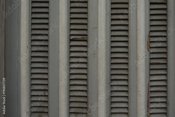 Obraz Old dirty windows blinds