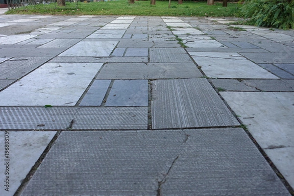 Obraz Old marble pavement