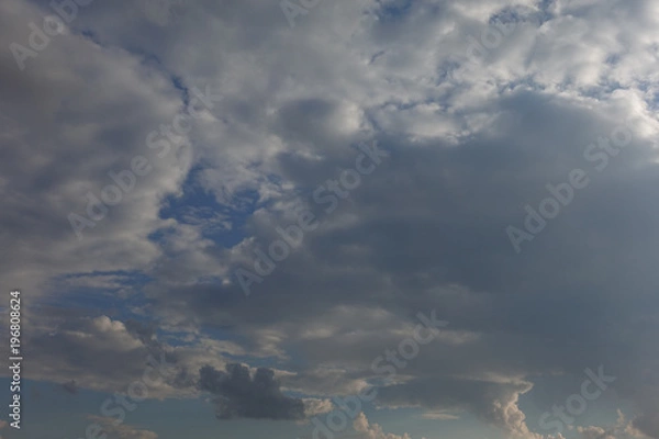 Obraz Beautiful summer clouds blue sky