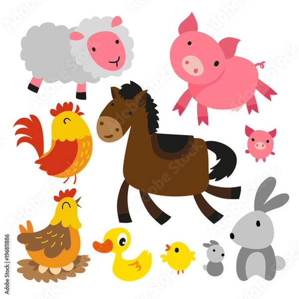 Obraz animals character design