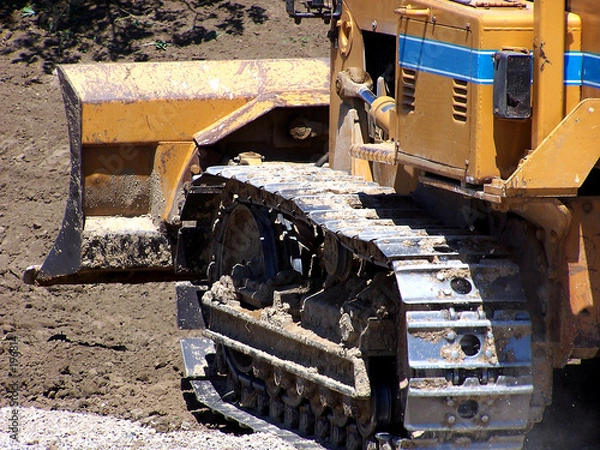 Obraz bulldozer