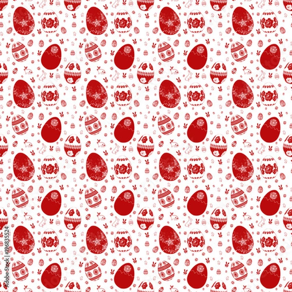 Fototapeta пасхальная бесшовная текстура