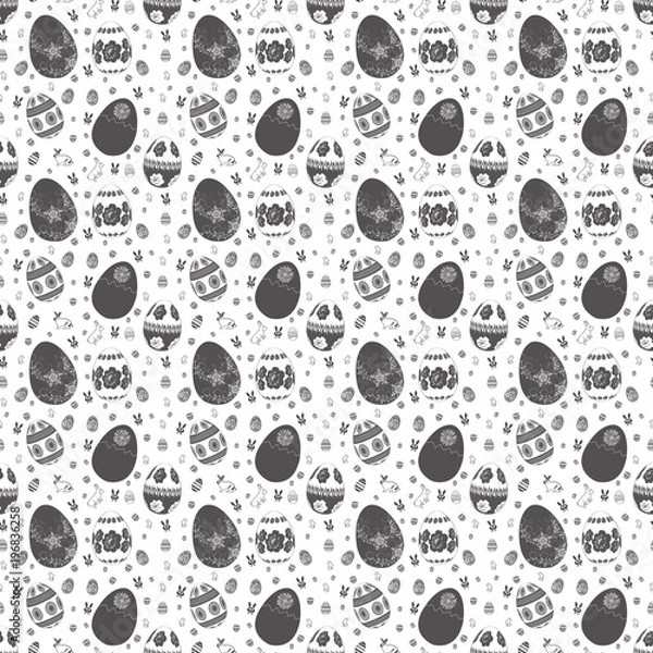 Fototapeta пасхальная бесшовная текстура