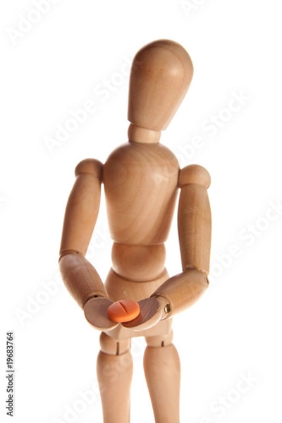 Obraz Men with tablet in hend