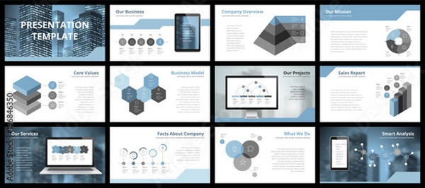 Obraz Business presentation templates