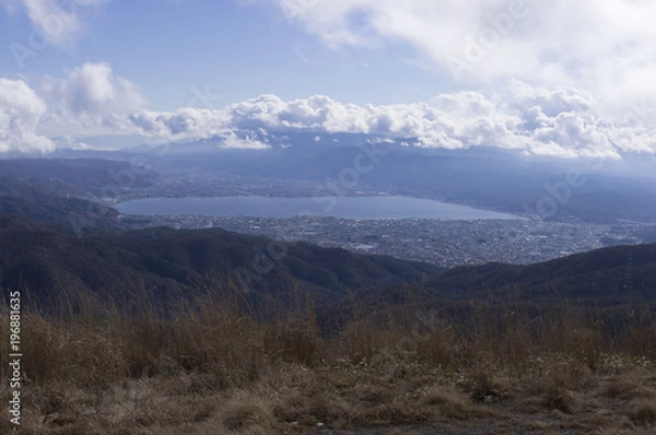 Fototapeta 高ボッチ 諏訪盆地 K3AP0992