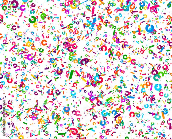 Fototapeta Abstract geometric pattern. Background with colored shapes. Mosaic graphic design. Vivid backdrop for Banners, Posters, Flyers. Vector