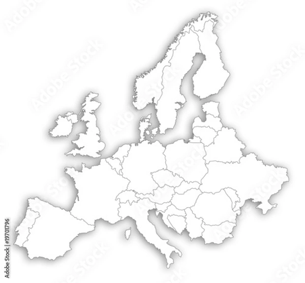 Obraz Europakarte