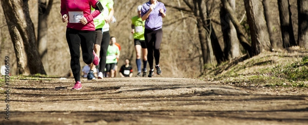 Obraz Marathon race  at spring