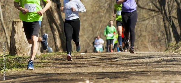 Obraz Marathon race  at spring