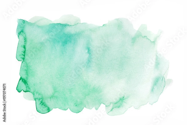 Obraz Watercolor splash on a white background