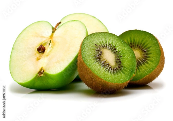Obraz Kiwi fruit and apple