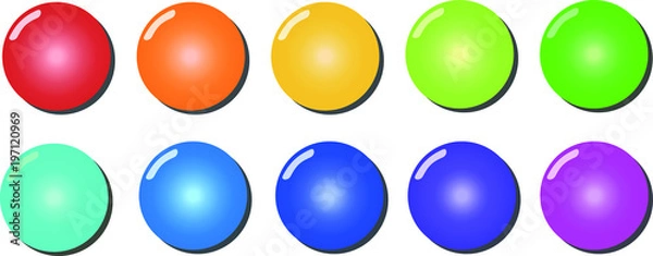 Fototapeta Yellow Magnet illustration