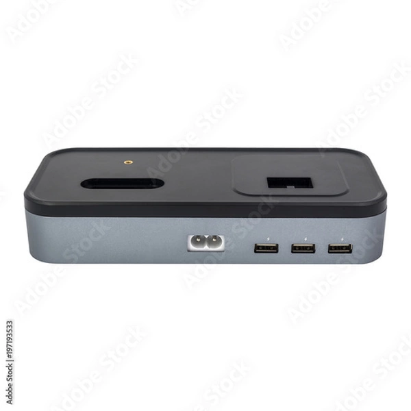 Fototapeta Stacja dokująca isolaten na białym tle