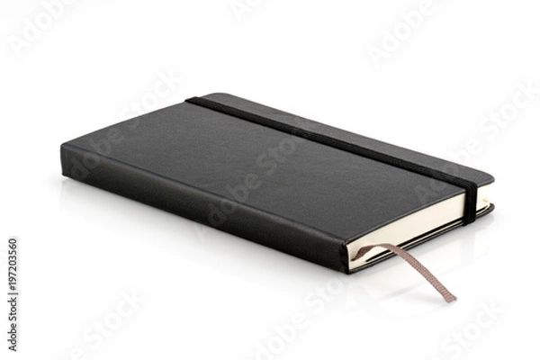 Fototapeta notebook, isolated on white background