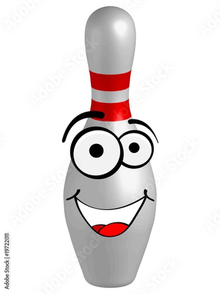 Obraz Ilustracja wektorowa kręgle