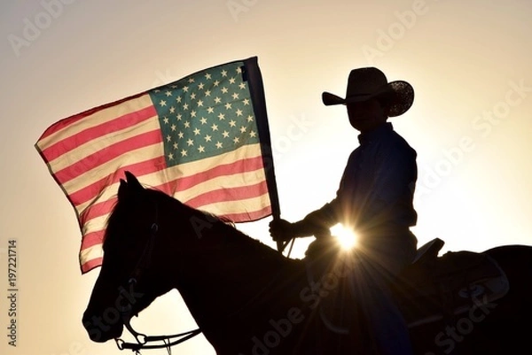 Obraz Patriotic Silhouette